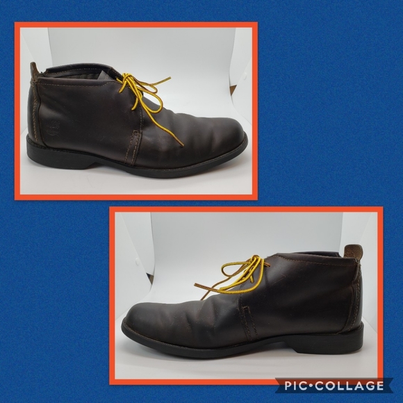 Timberland Brown Leather Chukka  Size 10.5 - Picture 4 of 8